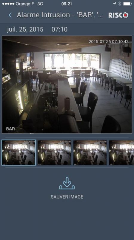 enregistrement caméra wifi dès intrusion